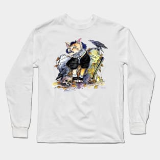 Edgar Allan Purr Long Sleeve T-Shirt